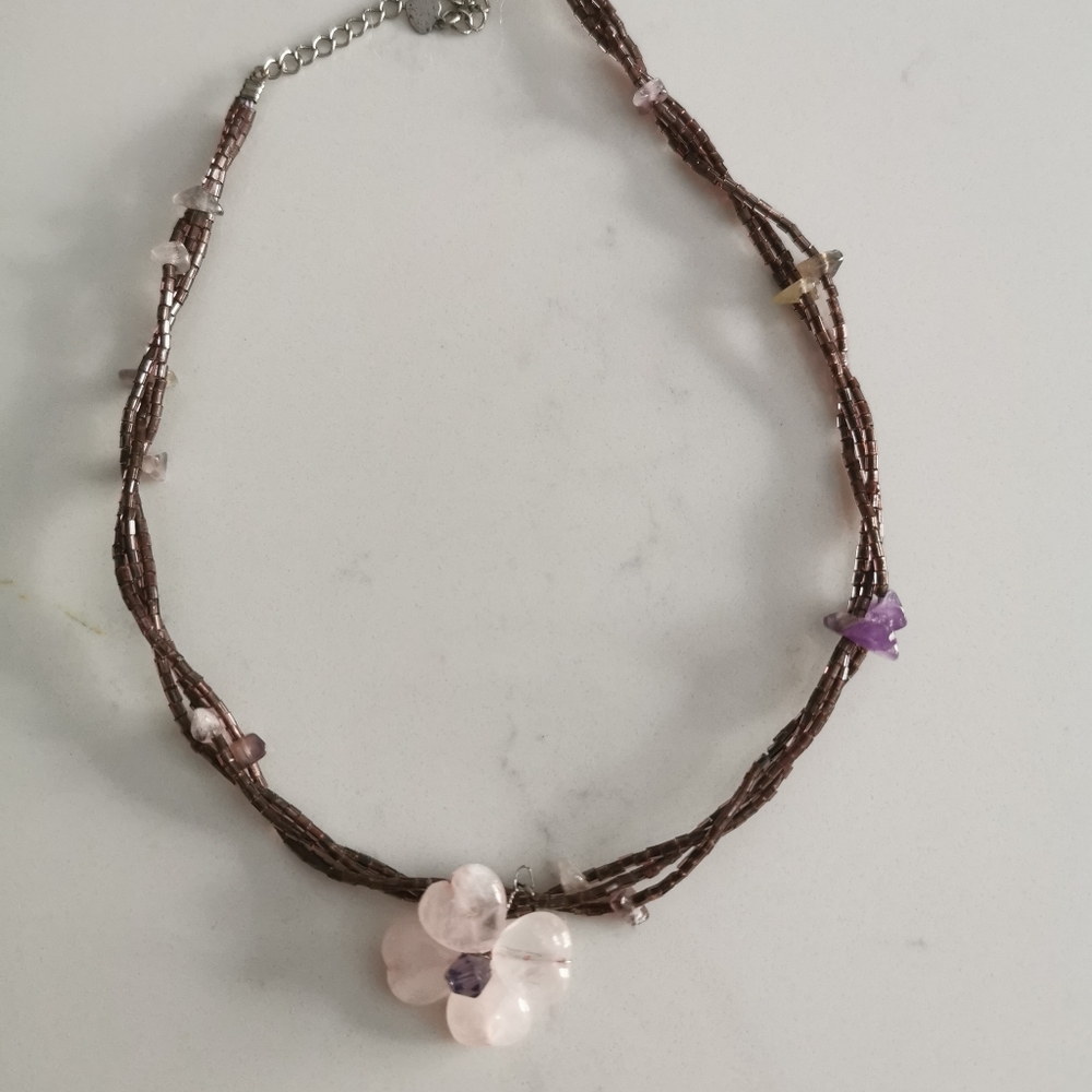 ⚡3 for $25⚡Amethyst Beaded Necklace